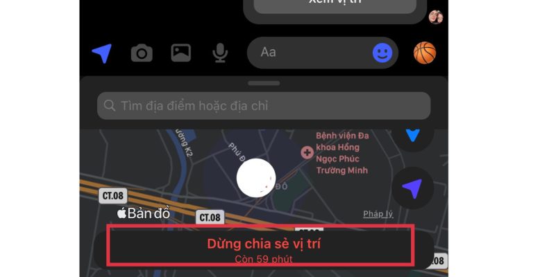 cách tắt chia sẻ vị trí trên facebook