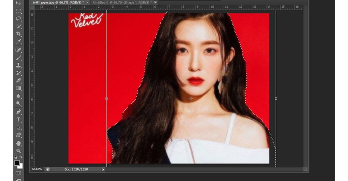 Cách thay đổi kích thước vùng chọn trong Photoshop bằng lệnh Transform, Free Transform