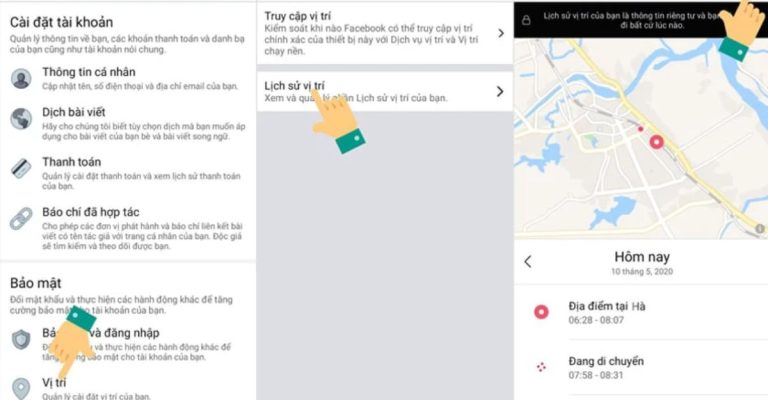 cách tìm vị trí facebook của người khác