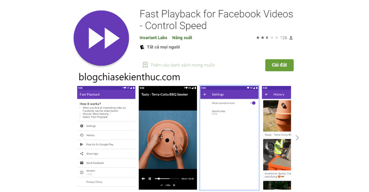 Cách tua nhanh video trên Facebook bằng điện thoại
