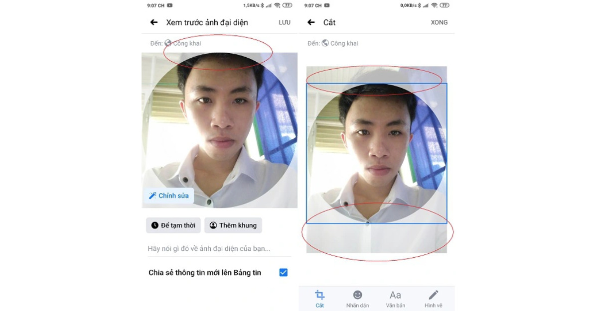 Chỉnh ảnh avatar Facebook là gì