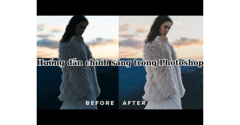 chỉnh sáng trong Photoshop