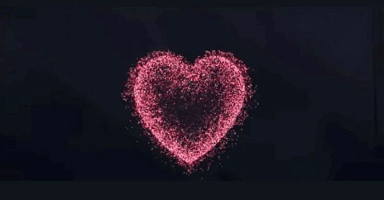 code trái tim python đơn giản