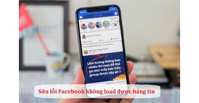 facebook bị lỗi bảng tin
