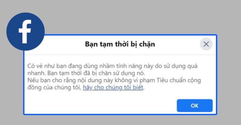 fanpage bị chặn comment