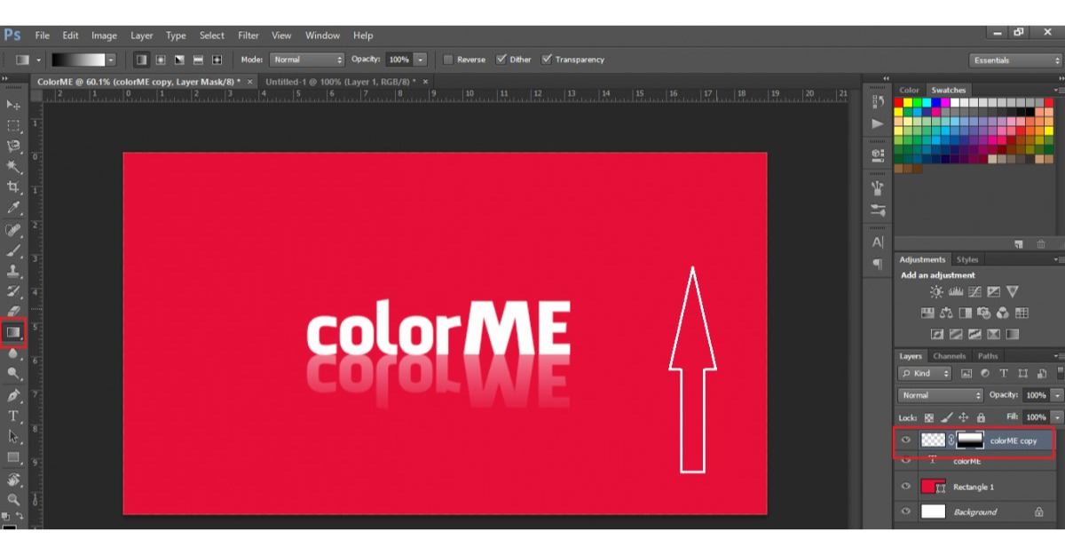 Hướng dẫn cách đổ bóng chữ trong Photoshop