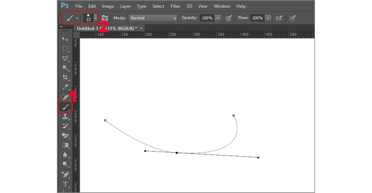 Hướng dẫn cách vẽ đường cong trong Photoshop