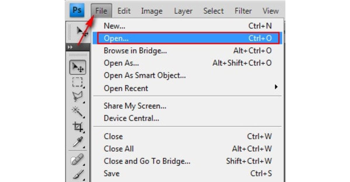 Hướng dẫn làm mờ logo trong Photoshop bằng công cụ Blur Tool