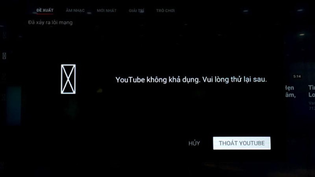 không đăng nhập được youtube
