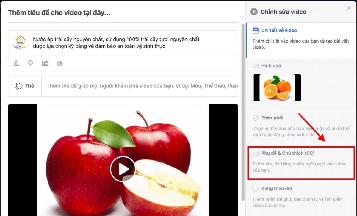 kích thước video facebook trong quảng cáo trình chiếu