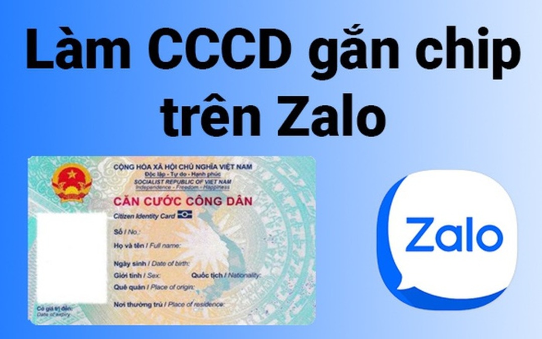 làm căn cước công dân qua zalo