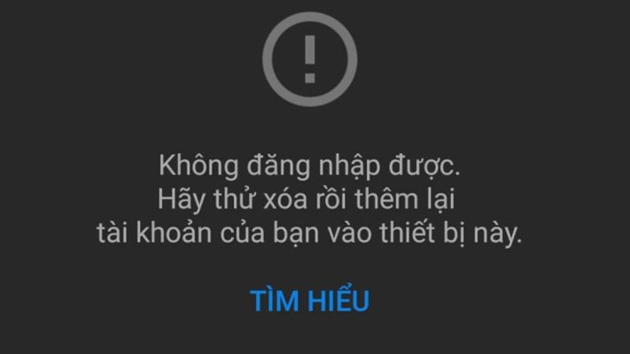 lỗi đăng nhập youtube