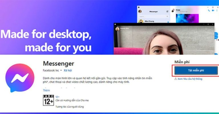 tải messenger pc