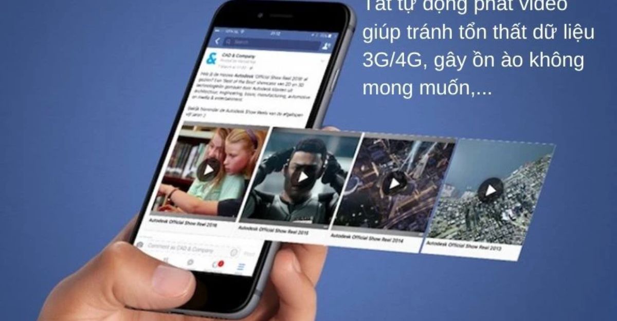 tại sao nên tắt tự phát video trên facebook