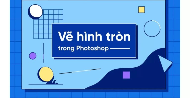 vẽ hình tròn trong photoshop limoseo