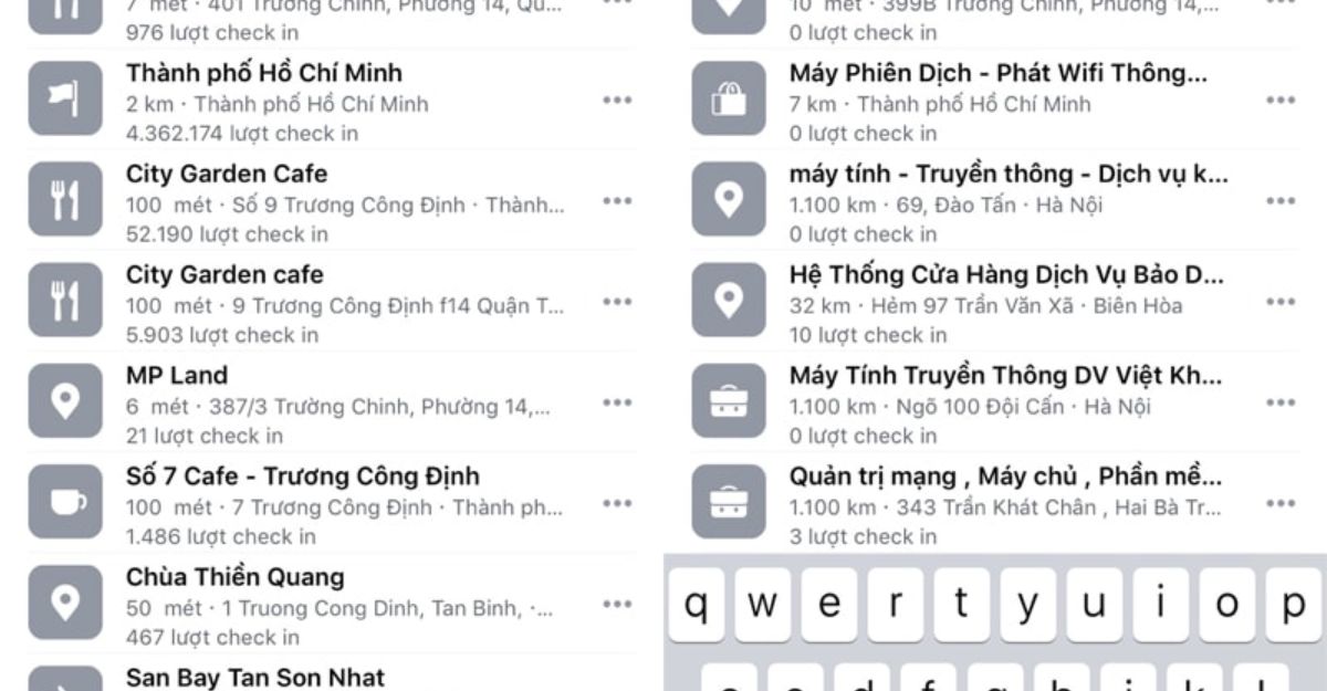 vì sao cần xoá check in trên facebook