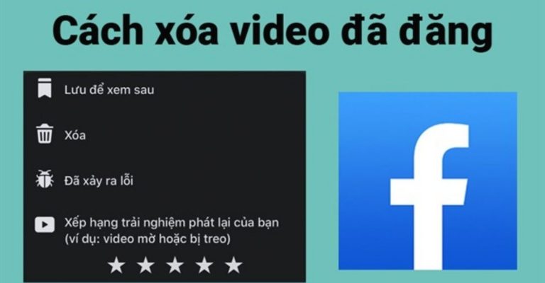 xóa video đã đăng trên facebook limoseo