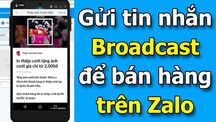broadcast zalo là gì