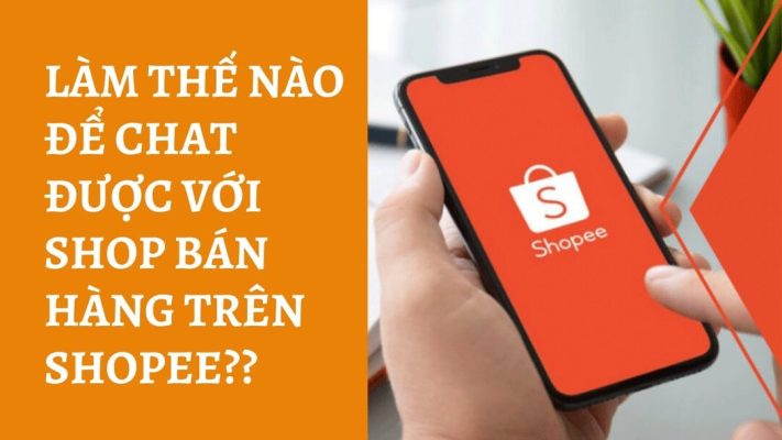 cách chat với shop trên shopee