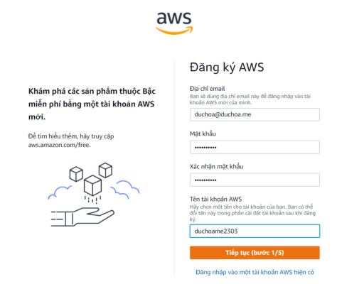 cách đăng ký amazon ses