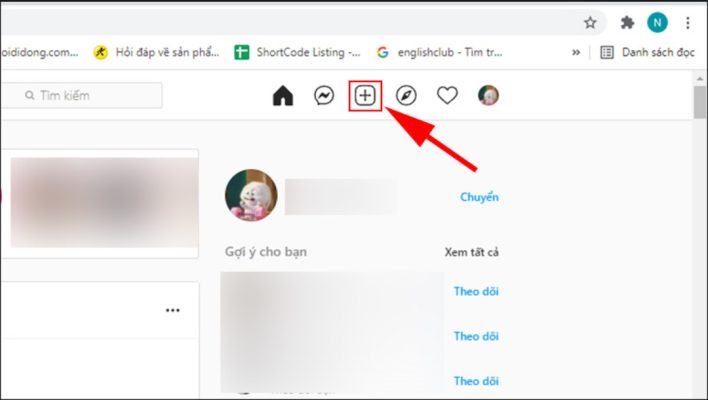 cách đăng story instagram trên máy tính