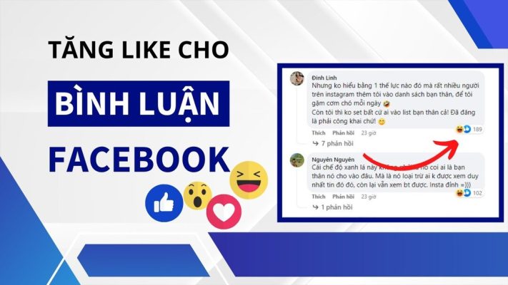cách tăng like bình luận trên facebook
