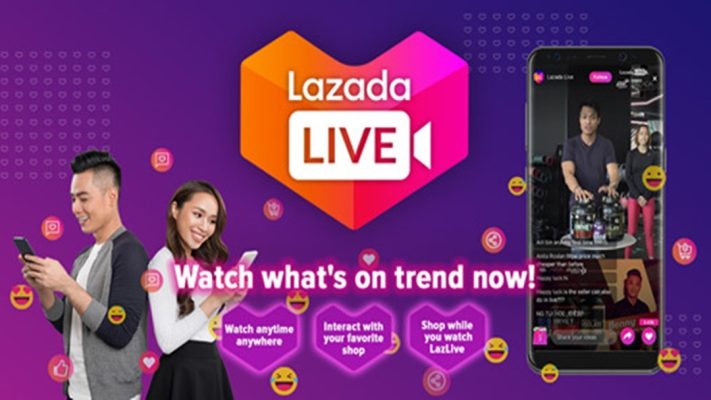 cách xem livestream trên lazada