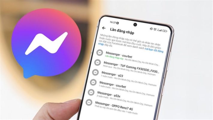 cách xóa lịch sử đăng nhập messenger
