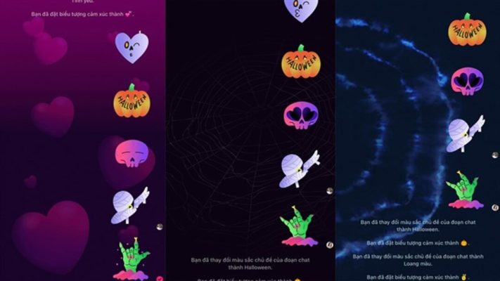 cài đặt messenger nền đen