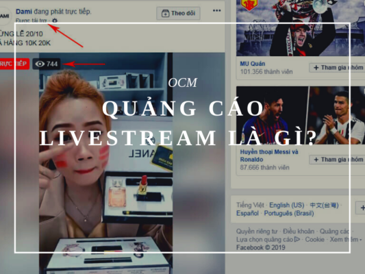 chạy quảng cáo livestream trên facebook