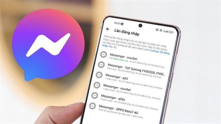 đăng nhập messenger trên 2 điện thoại