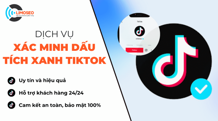 dịch vụ xác minh dấu tích xanh tiktok
