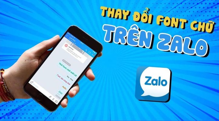 đổi font chữ zalo