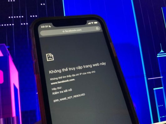 Facebook và Instagram bị lỗi