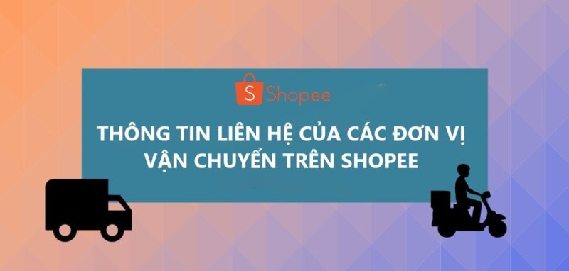 liên hệ đơn vị vận chuyển shopee
