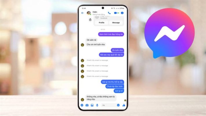 tạo lối tắt messenger trên iphone