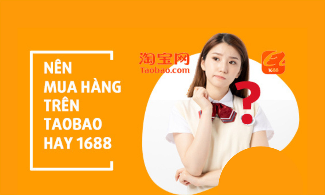 sự khác nhau giữa 1688 và taobao