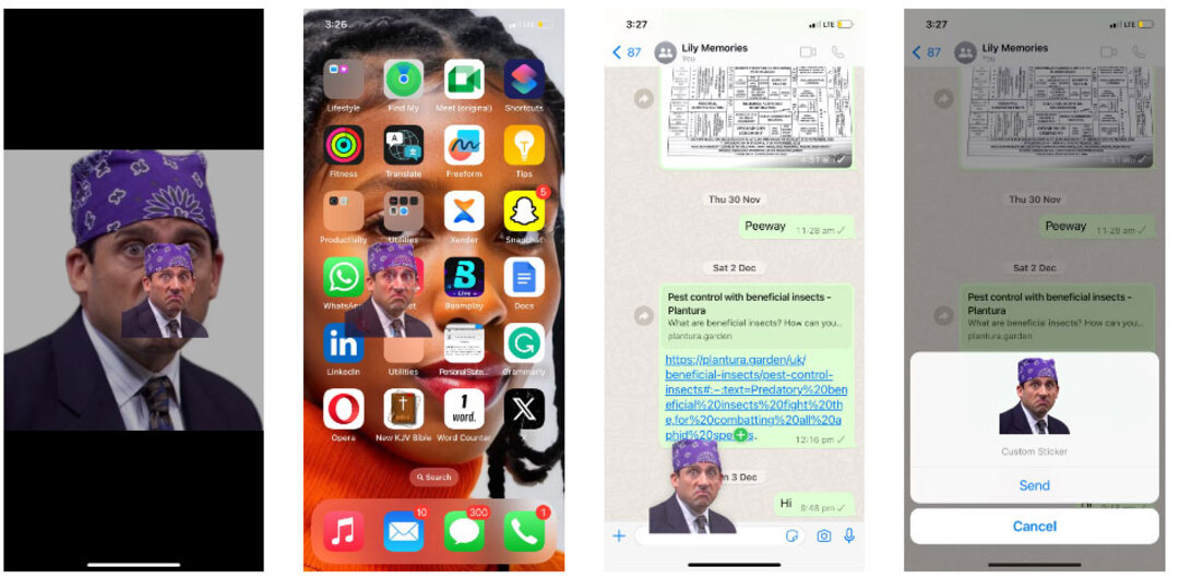 Cách tạo sticker AI trên WhatsApp cá nhân bằng Sticker Maker