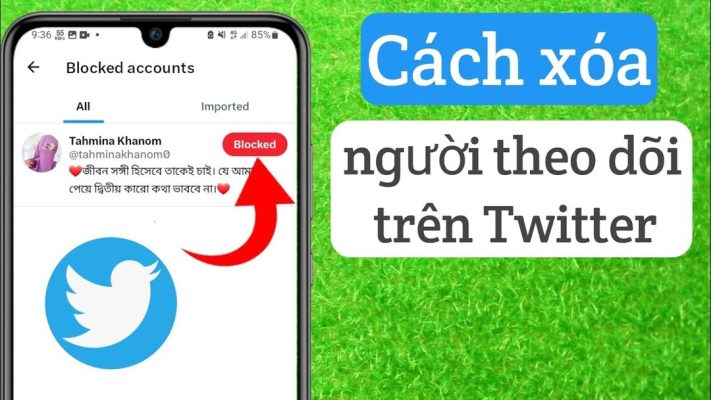 Cách xoá người theo dõi trên Twitter mà không bị block