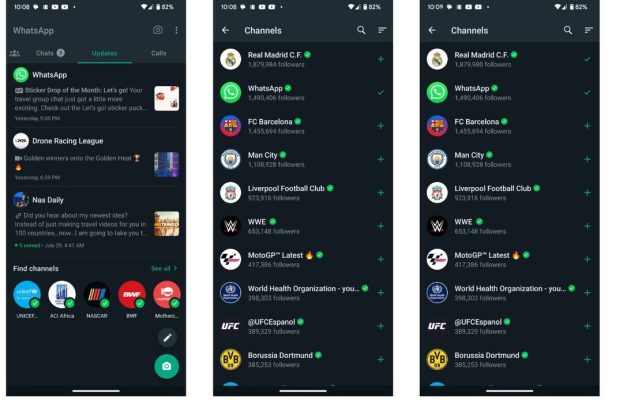cách tìm kiếm kênh trên whatsapp
