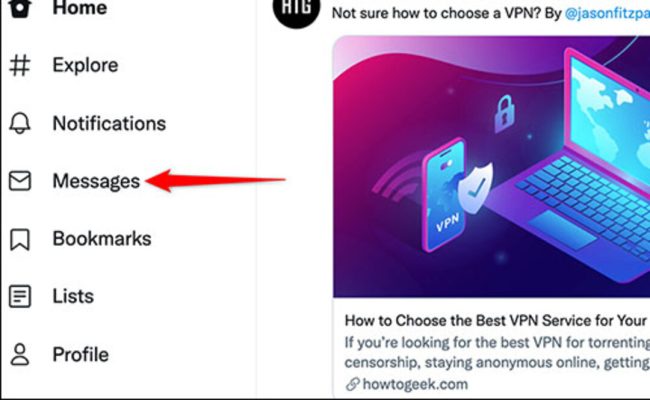 cách xóa tin nhắn trên twitter