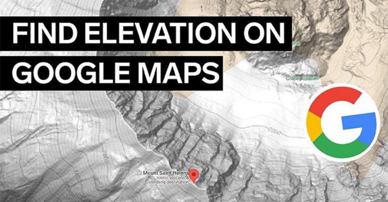 xem độ cao trong google map