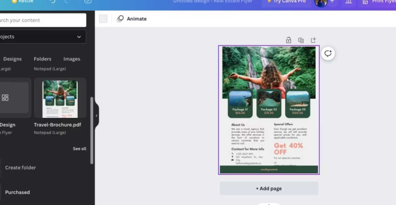 Cách chỉnh sửa file PDF trong Canva