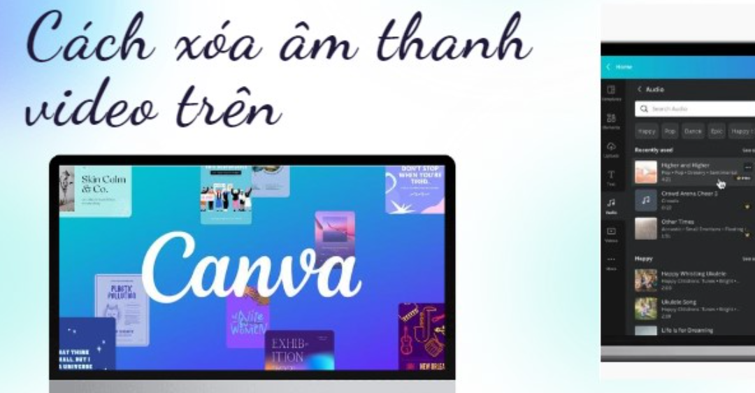 Canva có thể chỉnh sửa âm thanh video không