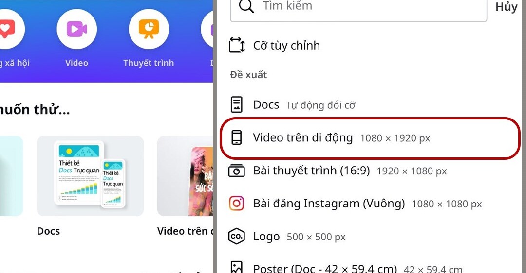 Chèn video YouTube trong văn bản Canva bằng nhúng