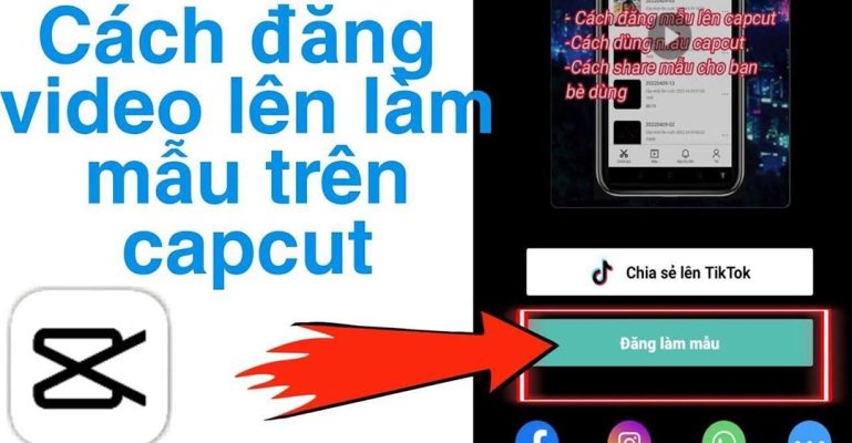 cách đăng video trên Capcut