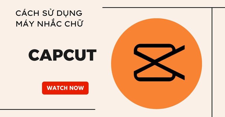 cách dùng máy nhắc chữ trên Capcut