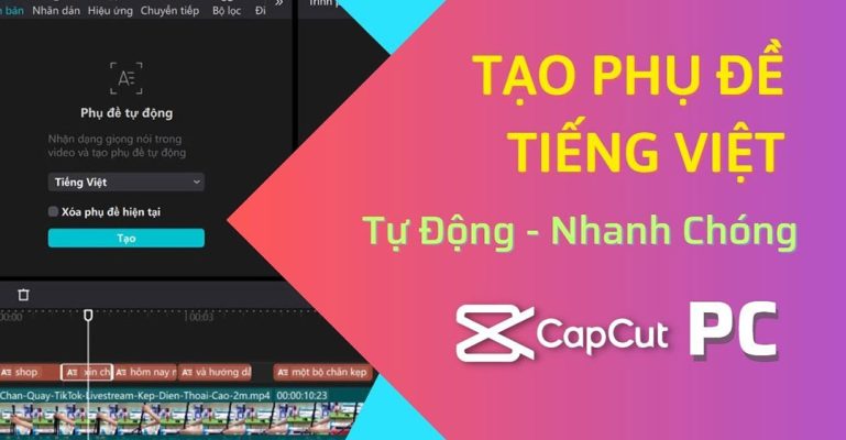 cách làm phụ đề trên Capcut