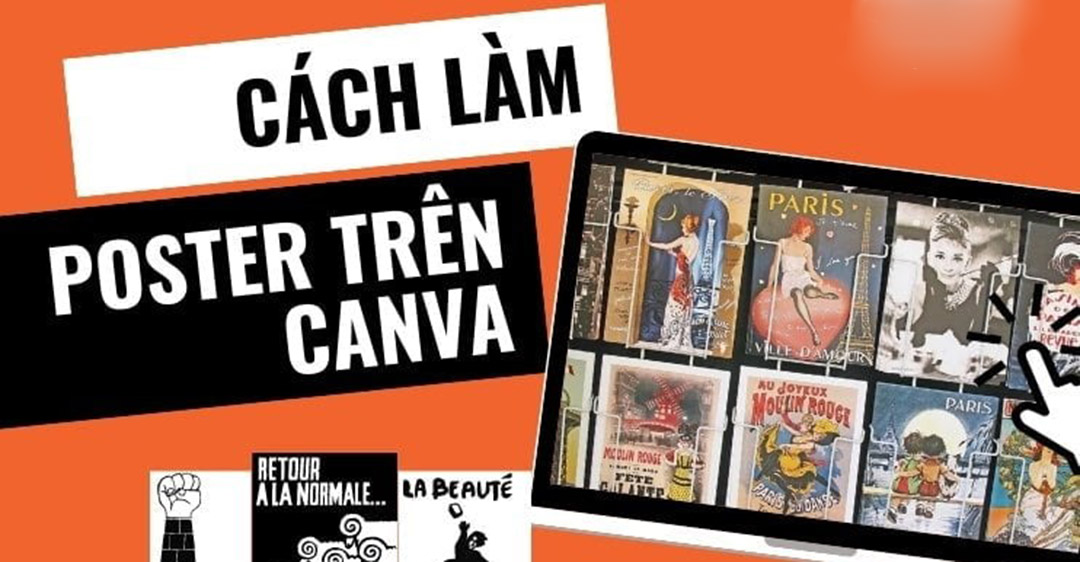 cách làm poster trên Canva