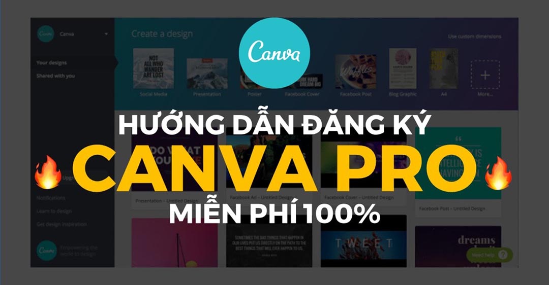 cách mua tài khoản Canva Pro